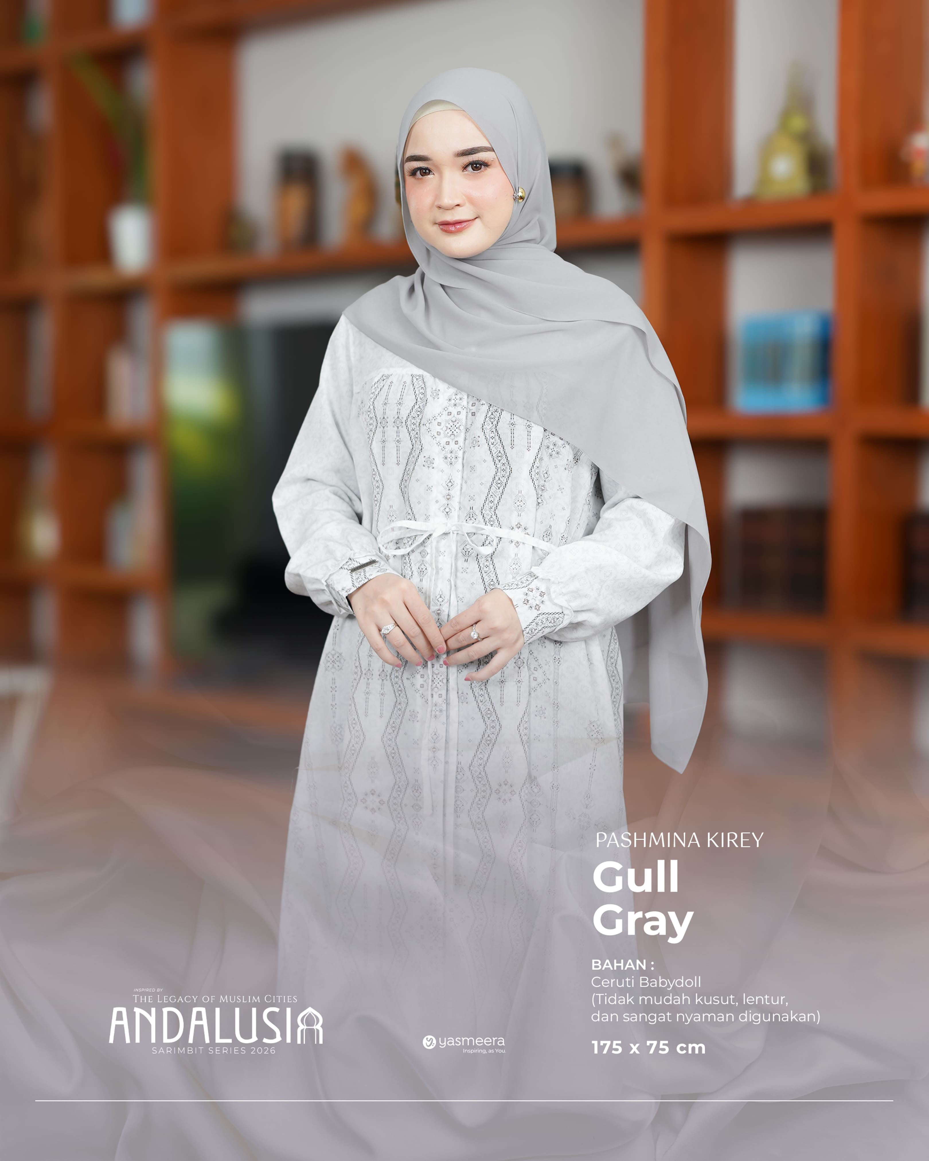 Yasmeera - KHIMAR & PASHMINA SARIMBIT 2026 (ANDALUSIA) thumb 5