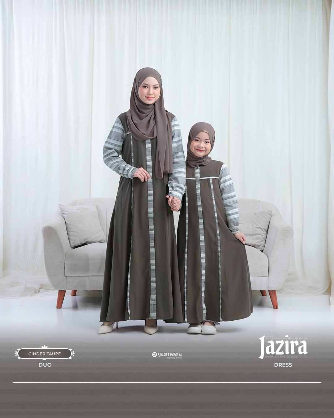 Yasmeera - JAZIRA SERIES - CINDER TAUPE thumb 5