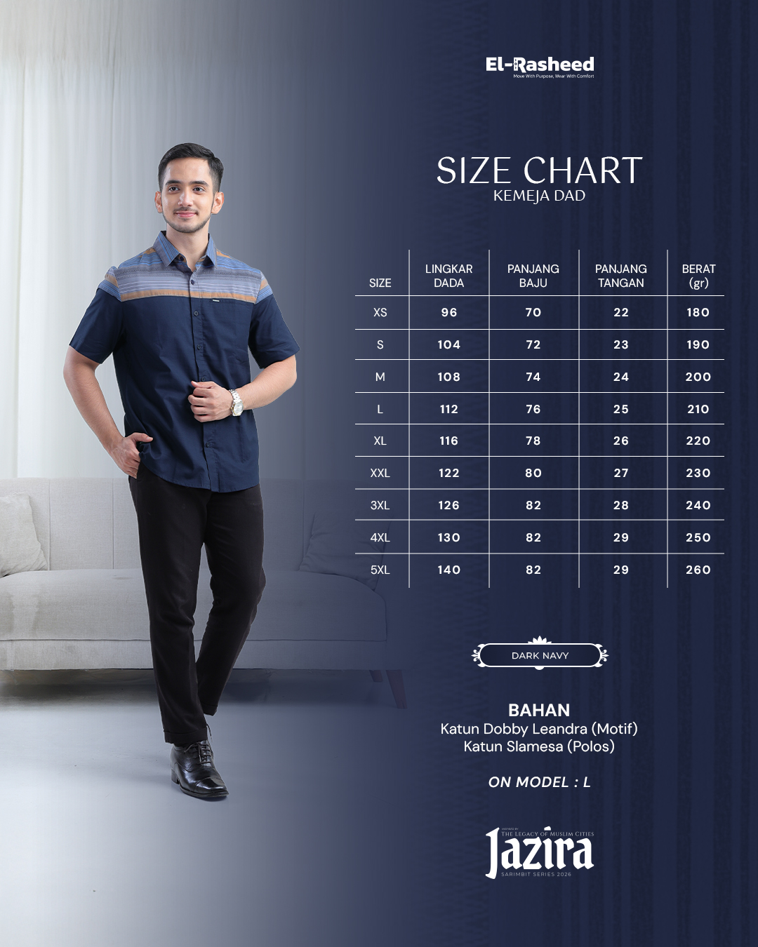 Yasmeera - JAZIRA SERIES - DARK NAVY thumb 4