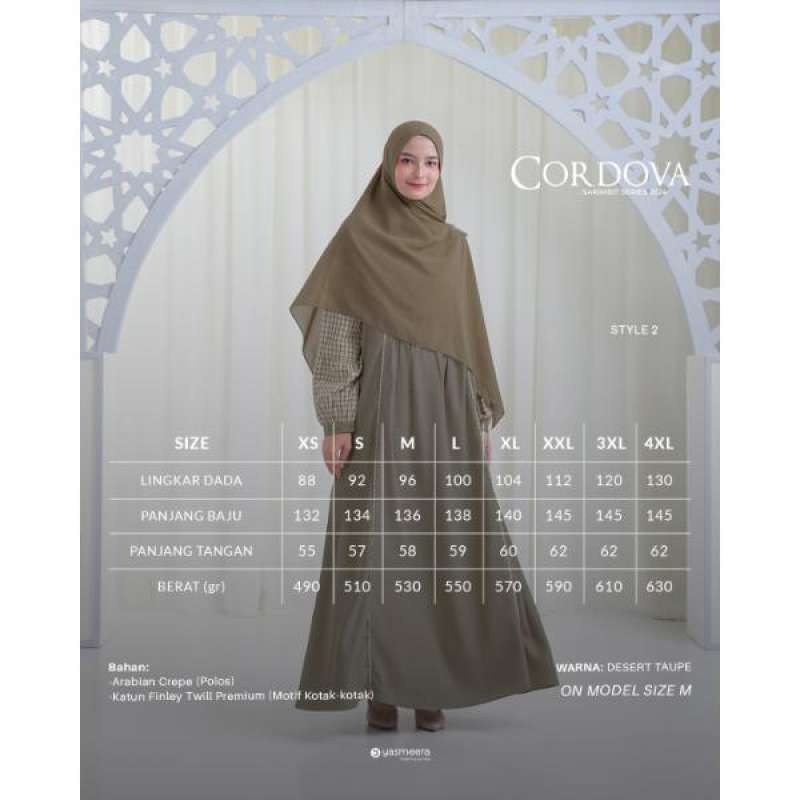 Yasmeera - GAMIS CORDOVA ANAK thumb 138