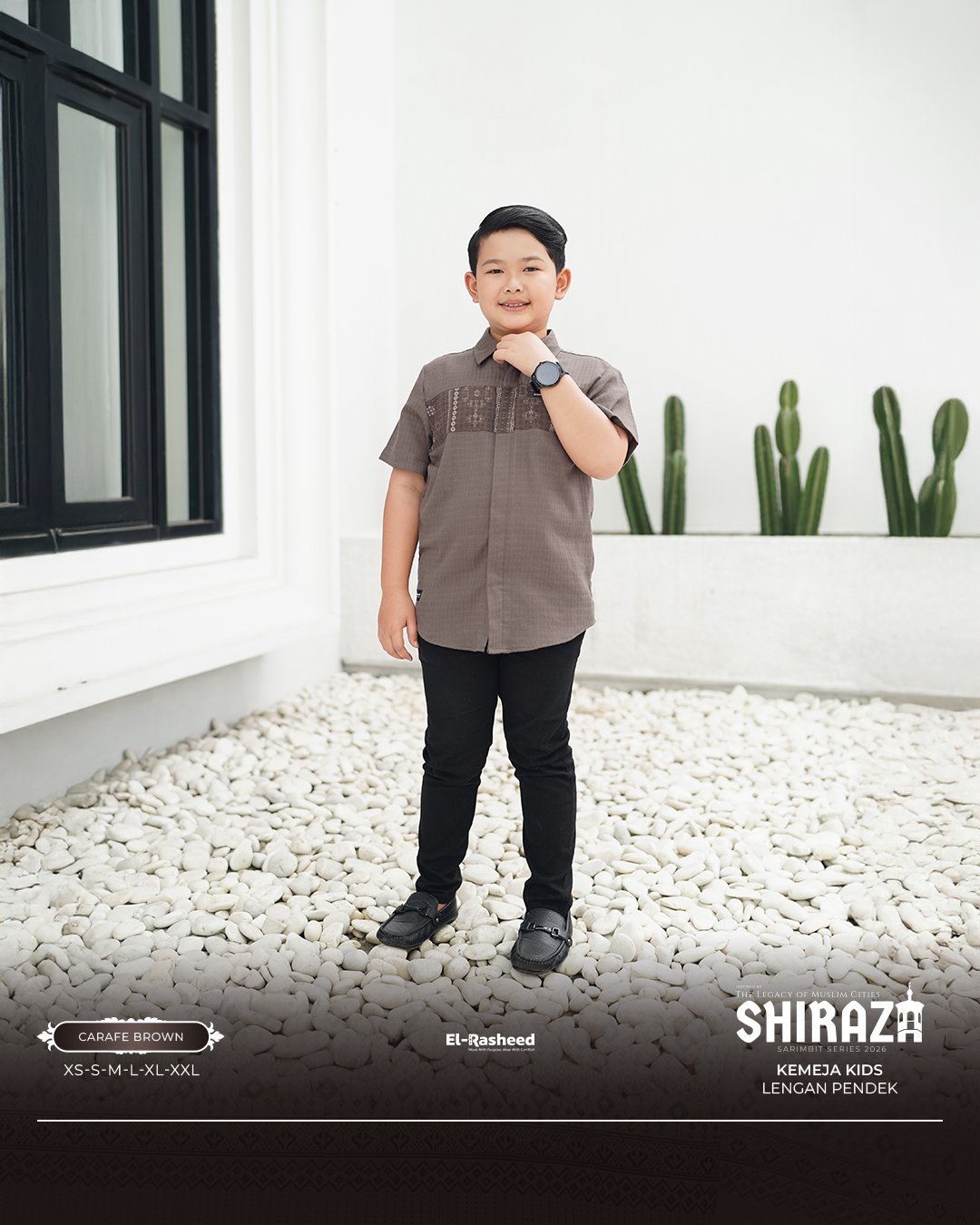 Yasmeera - KEMEJA SHIRAZA LENGAN PENDEK ANAK GRADE B thumb 42