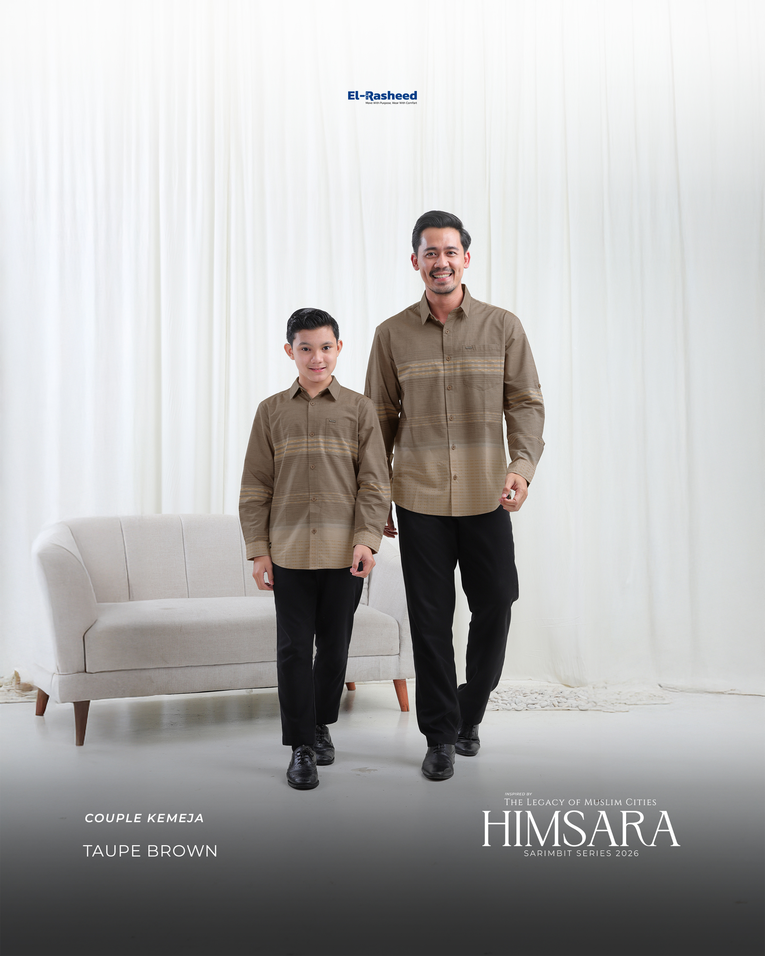 Yasmeera - HIMSARA SERIES - TAUPE BROWN thumb 5
