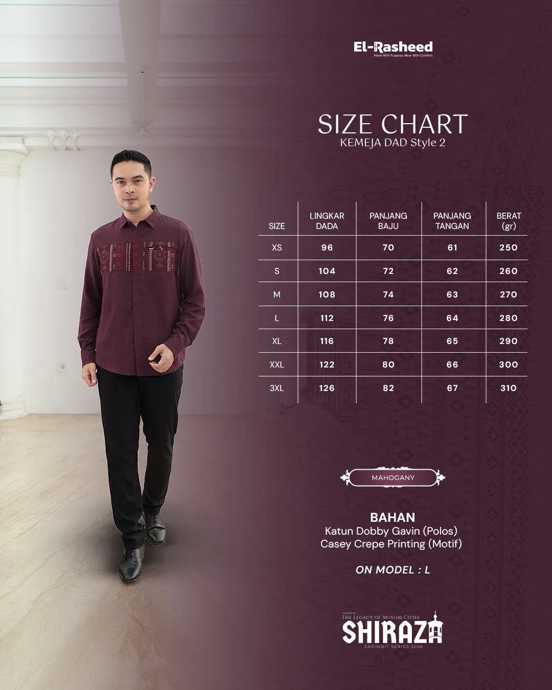 Yasmeera - SHIRAZA SERIES - MAHOGANY thumb 25