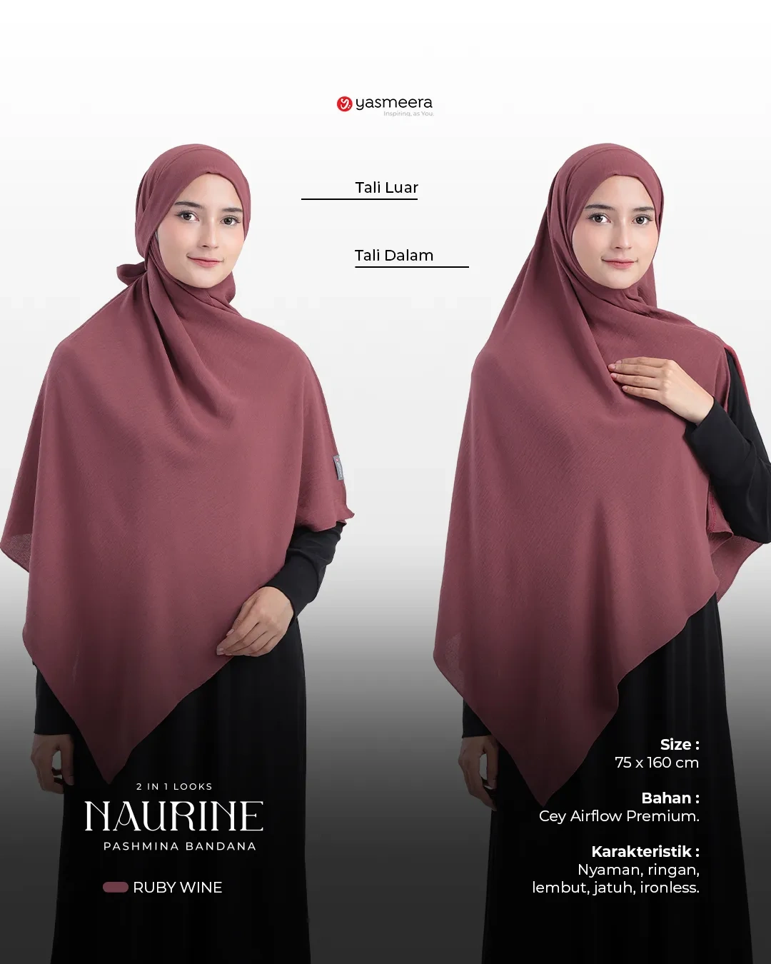 PASHMINA BANDANA NAURINE thumb 9