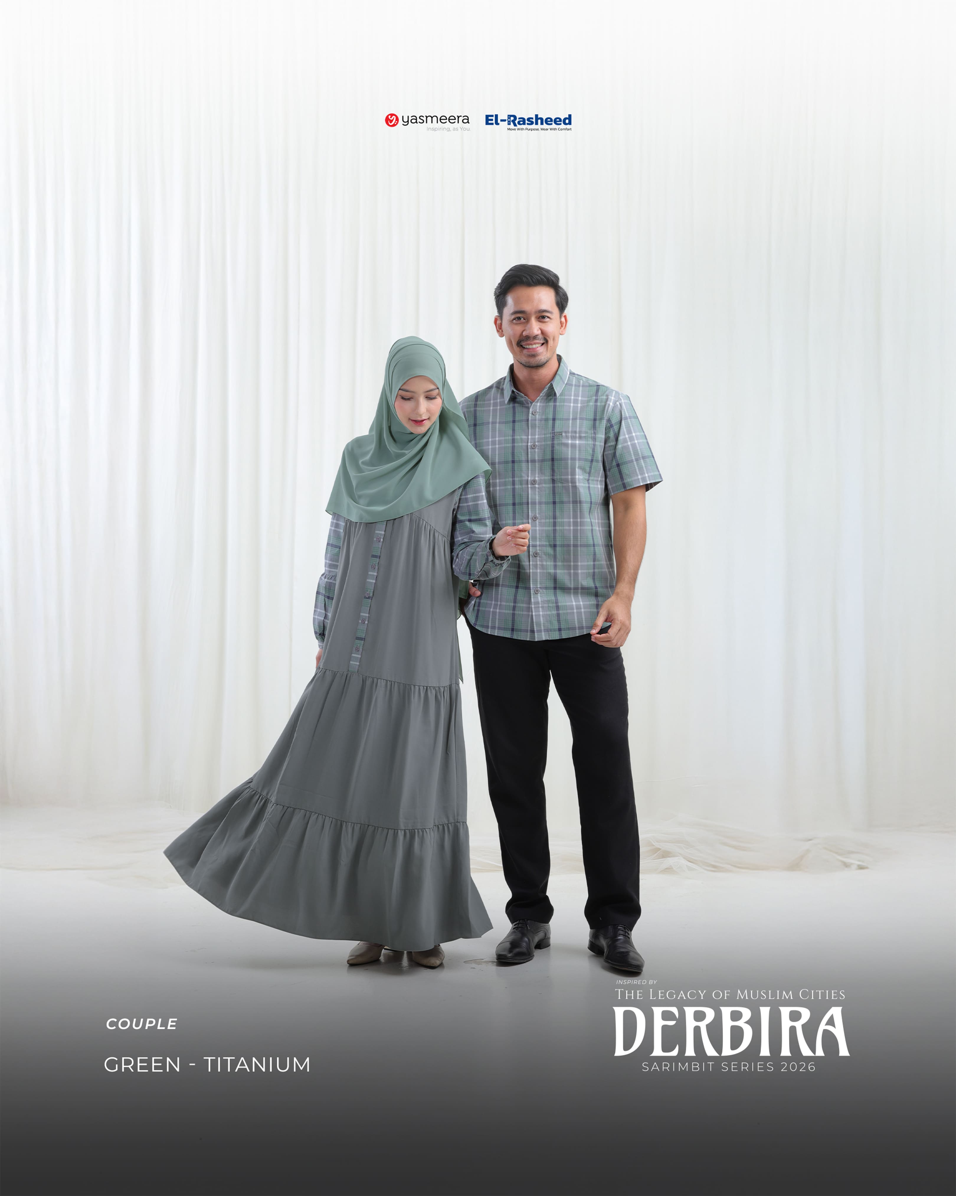 Yasmeera - DERBIRA SERIES - GREEN-TITANIUM thumb 10