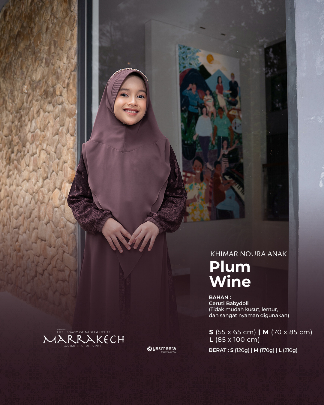 Yasmeera - KHIMAR & PASHMINA SARIMBIT 2026 (MARRAKECH) thumb 4