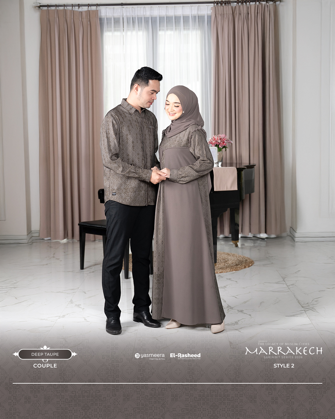 Yasmeera - MARRAKECH SERIES - DEEP TAUPE thumb 10