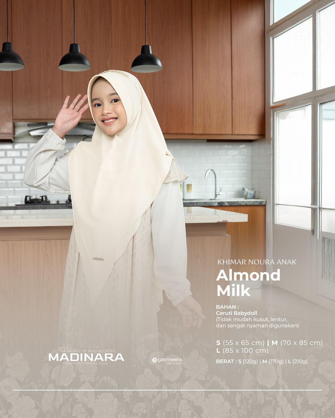 Yasmeera - KHIMAR & PASHMINA SARIMBIT 2026 VOL 3 (ALMEIRA,  MADINARA) thumb 5