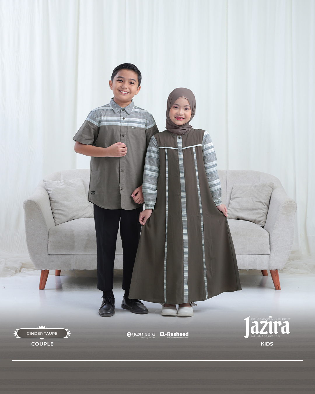 Yasmeera - JAZIRA SERIES - CINDER TAUPE thumb 7