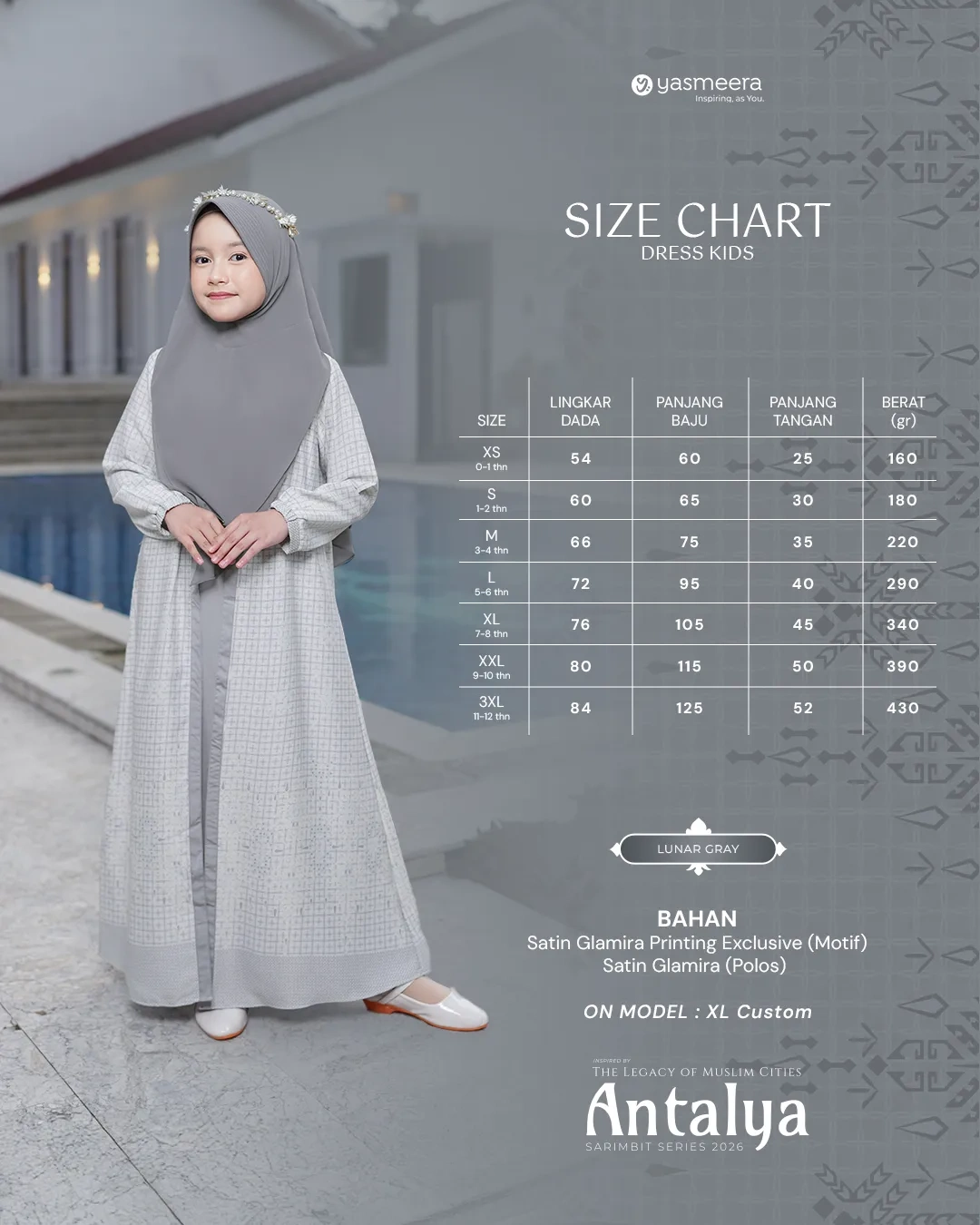 Yasmeera - ANTALYA SERIES - LUNAR GRAY thumb 15
