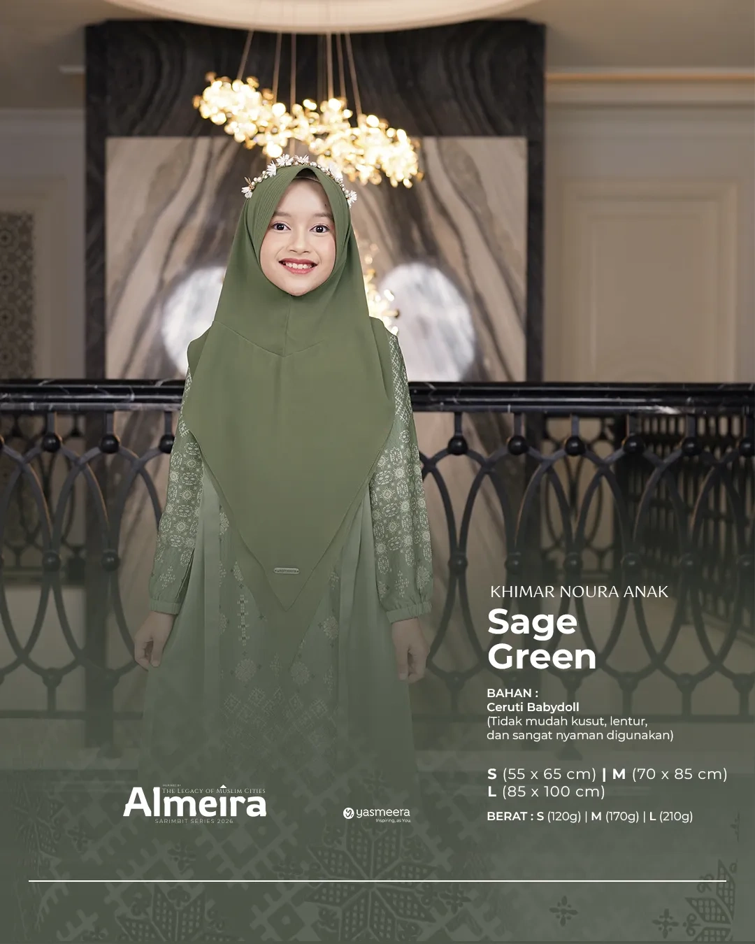 Yasmeera - KHIMAR & PASHMINA SARIMBIT 2026 VOL 3 (ALMEIRA,  MADINARA) thumb 11