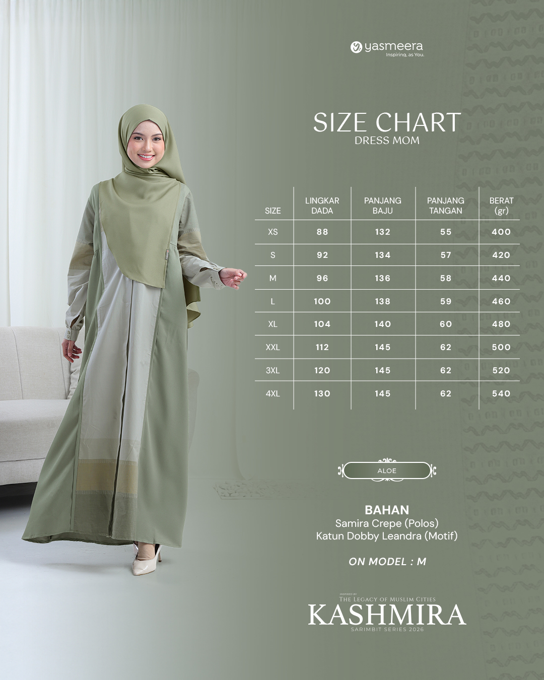 Yasmeera - KASHMIRA SERIES - ALOE thumb 2