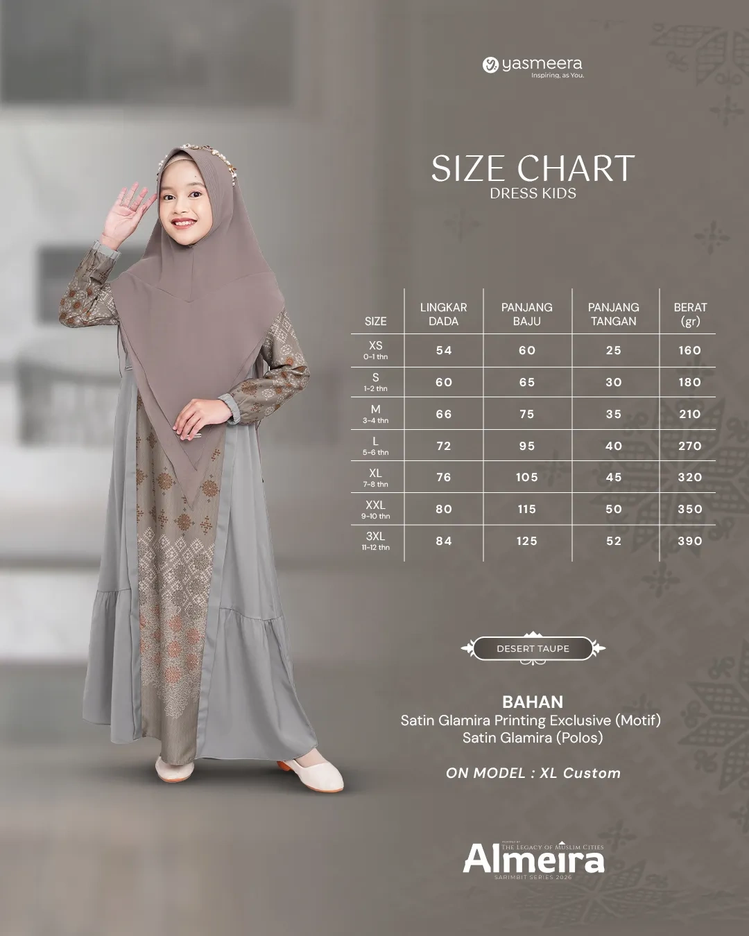 Yasmeera - ALMEIRA SERIES - DESERT TAUPE thumb 26