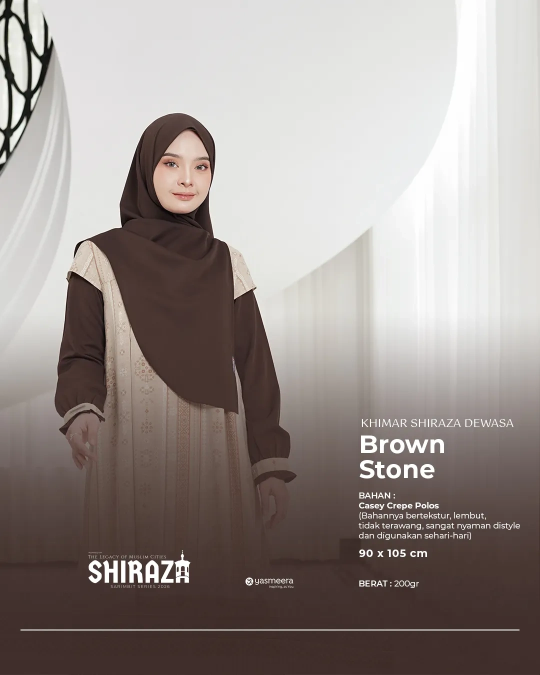 Yasmeera - KHIMAR SHIRAZA SARIMBIT 2026
