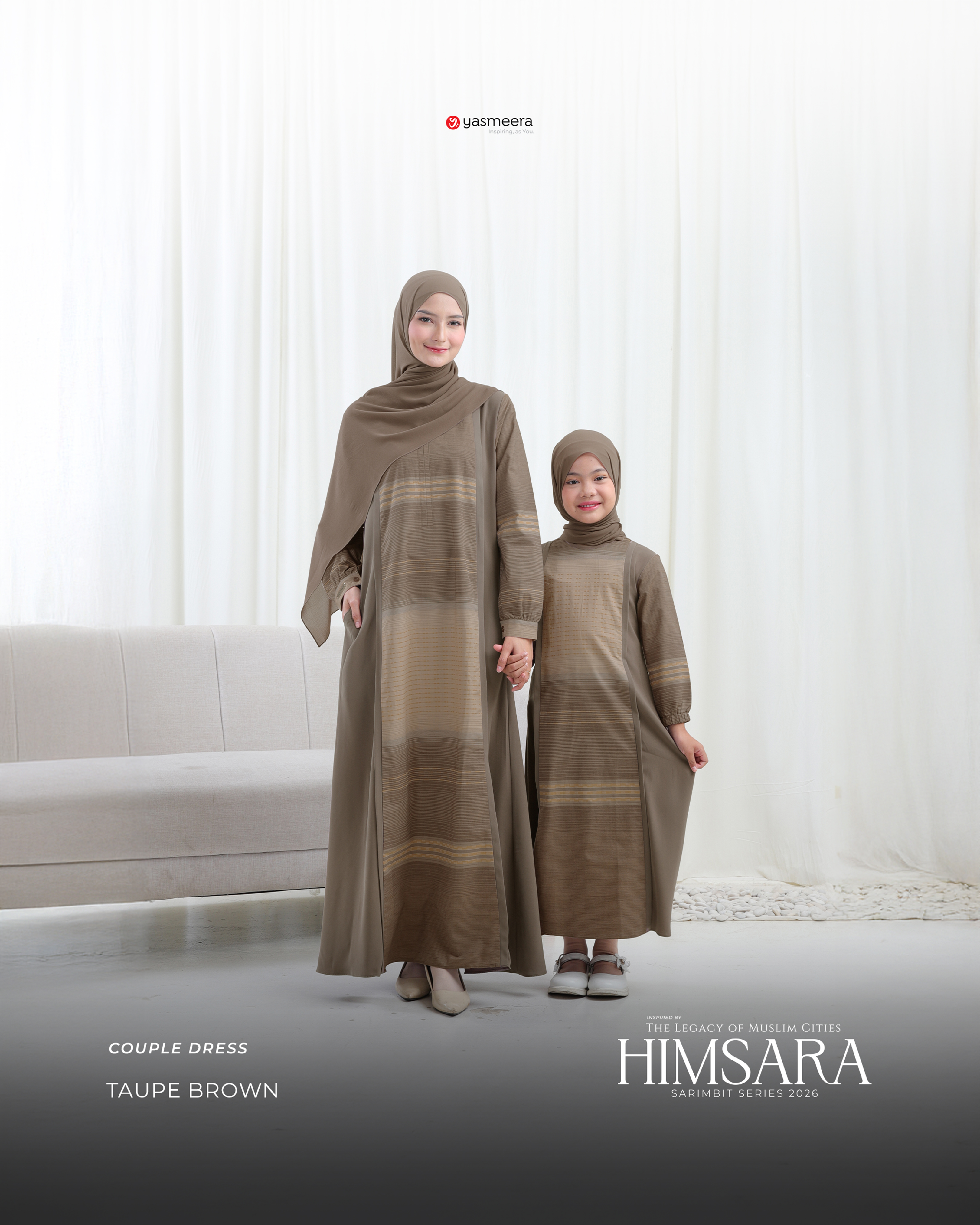Yasmeera - HIMSARA SERIES - TAUPE BROWN thumb 7