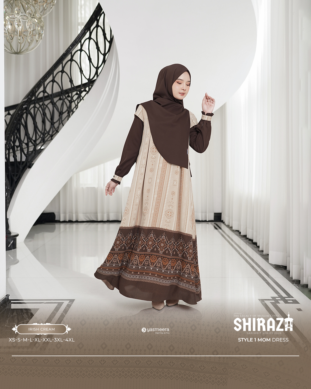 Yasmeera - GAMIS SHIRAZA STYLE 1 DEWASA GRADE B thumb 40