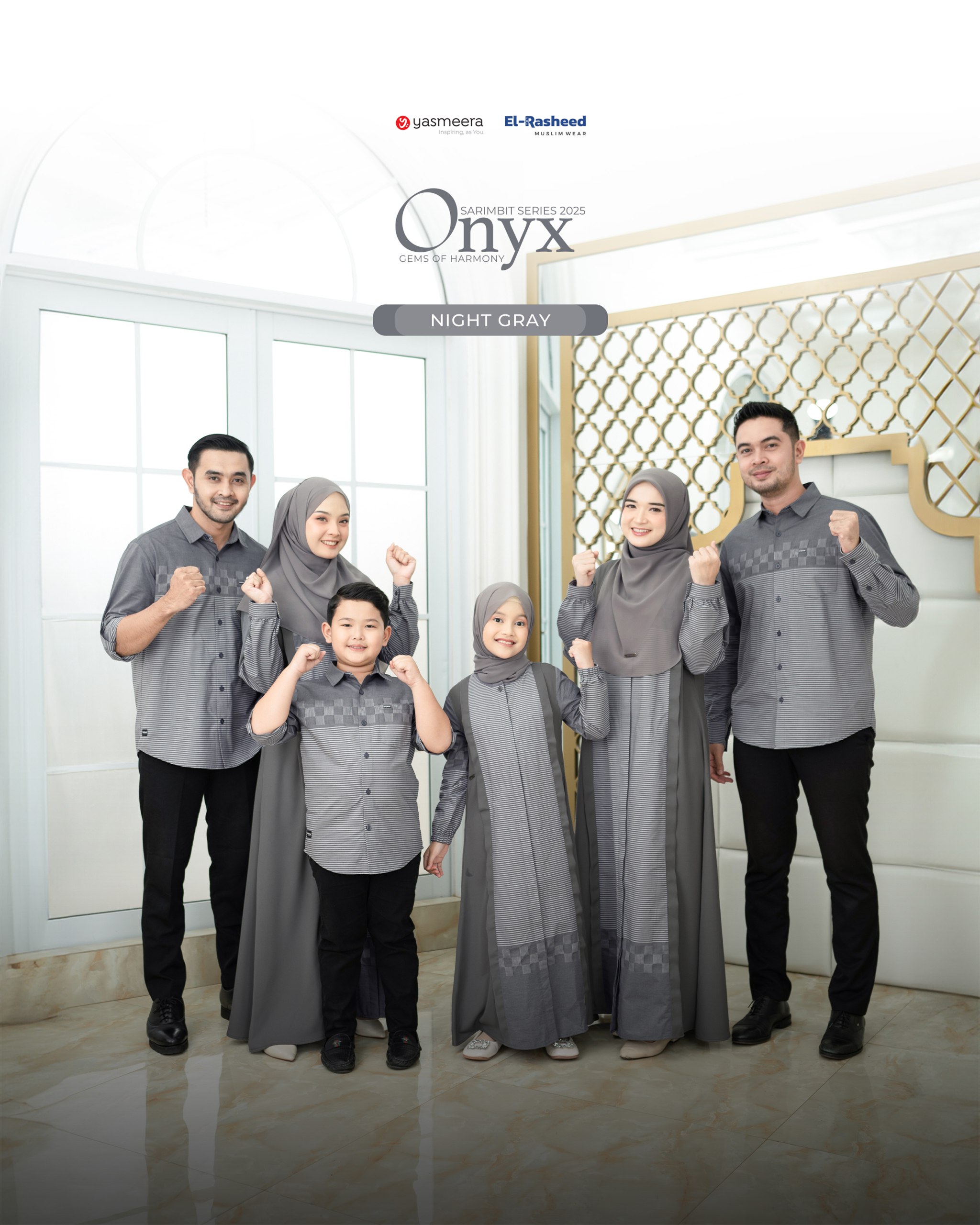Yasmeera - SARIMBIT 2025 ONYX WARNA NIGHT GRAY thumb 5
