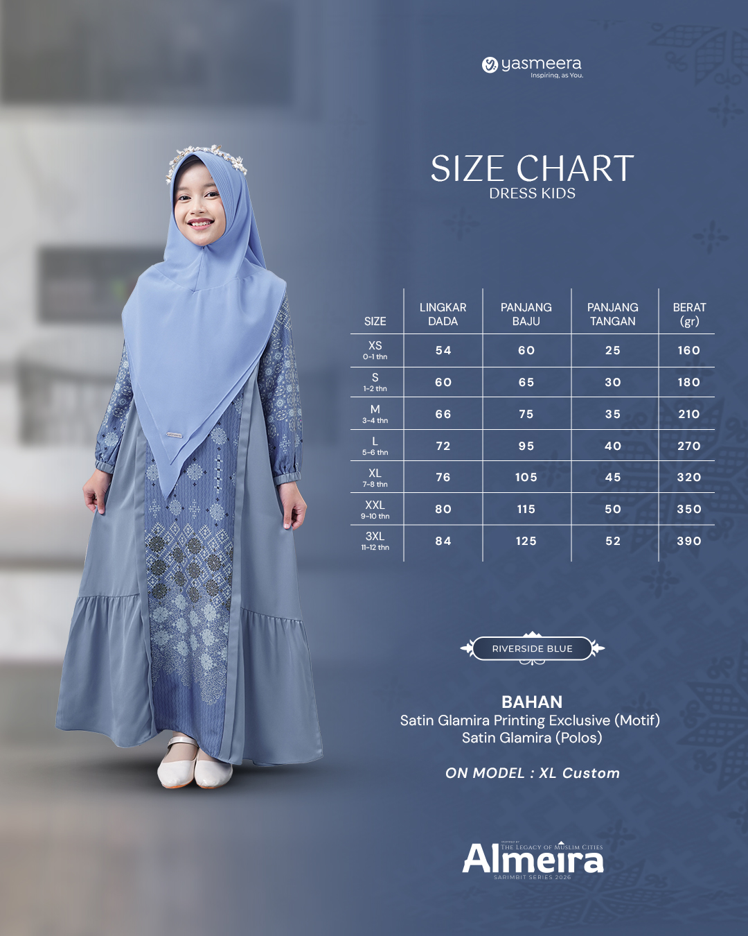 Yasmeera - ALMEIRA SERIES - RIVERSIDE BLUE thumb 4