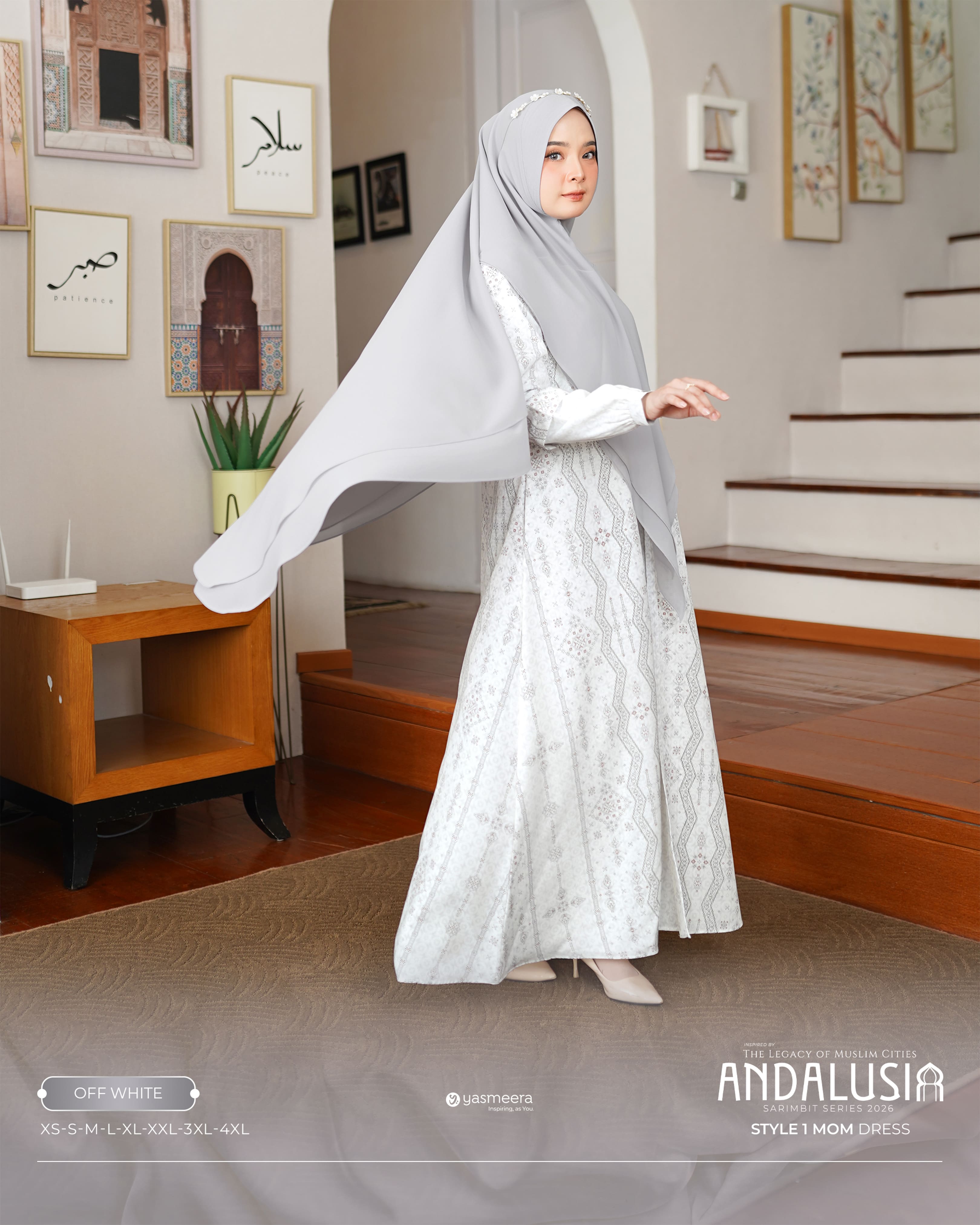 Yasmeera - GAMIS ANDALUSIA STYLE 1 DEWASA GRADE B thumb 40