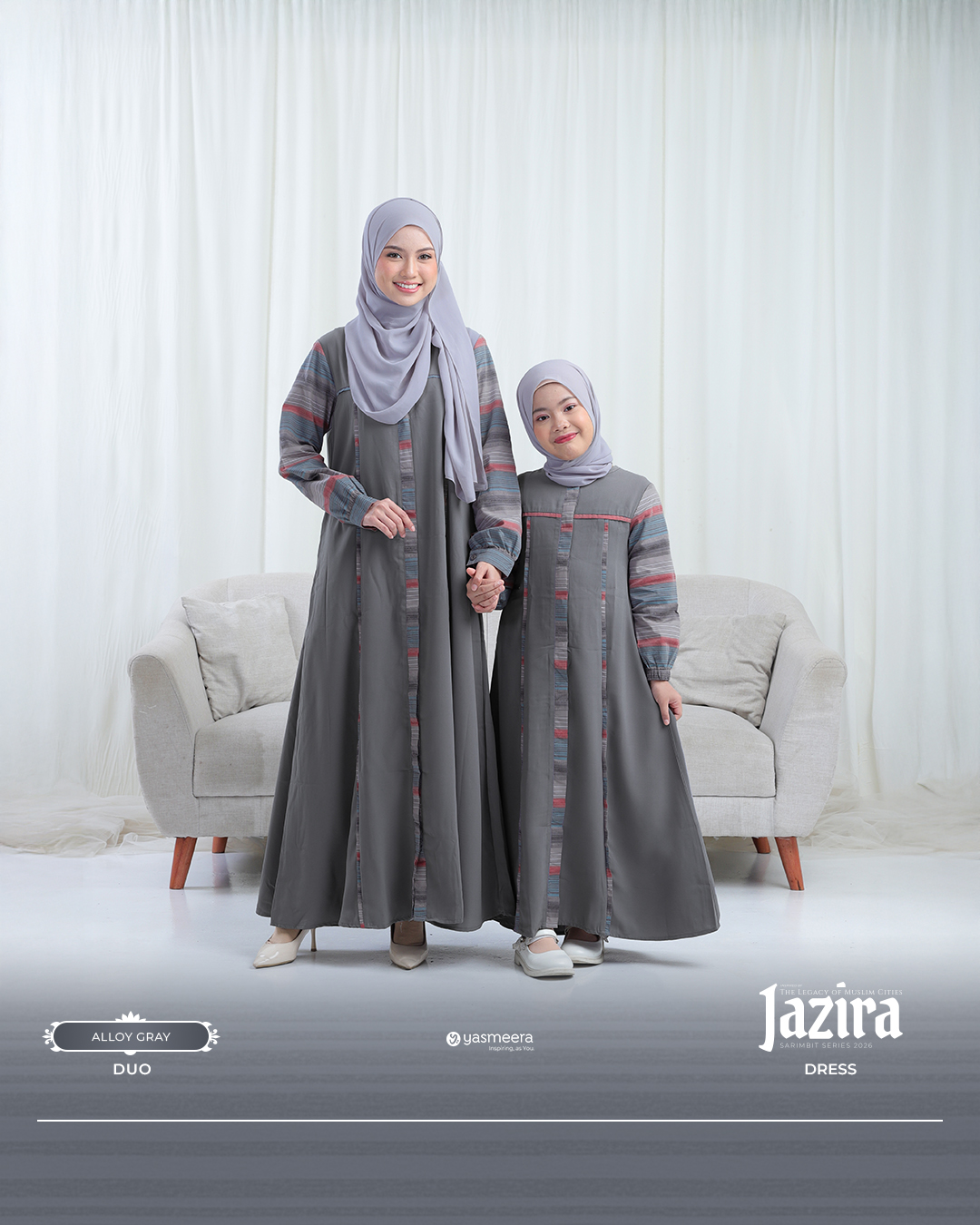 Yasmeera - JAZIRA SERIES - ALLOY GRAY thumb 5