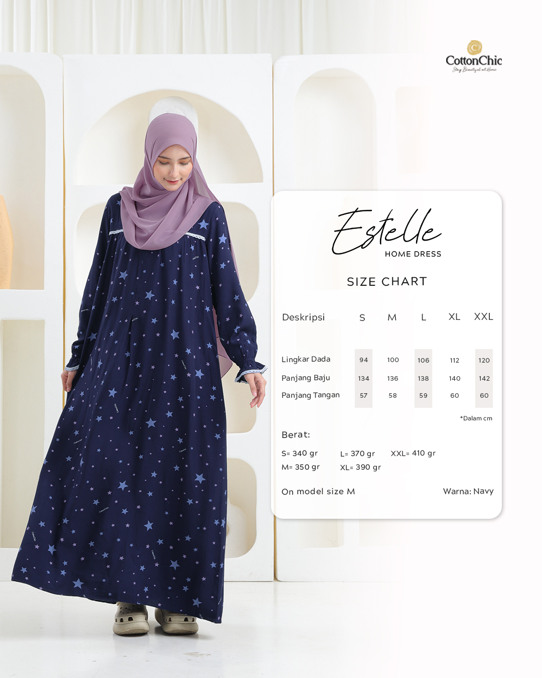 Yasmeera - HOMEDRESS ESTELLE DEWASA GRADE B thumb 26