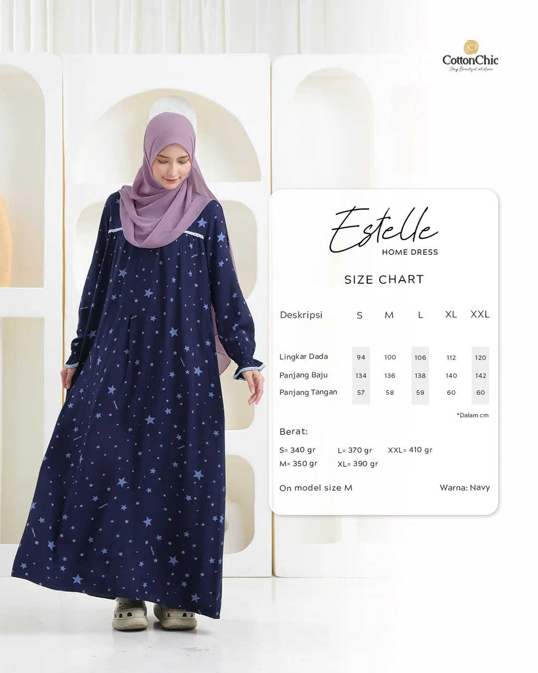 Yasmeera - HOMEDRESS ESTELLE DEWASA GRADE B thumb 26