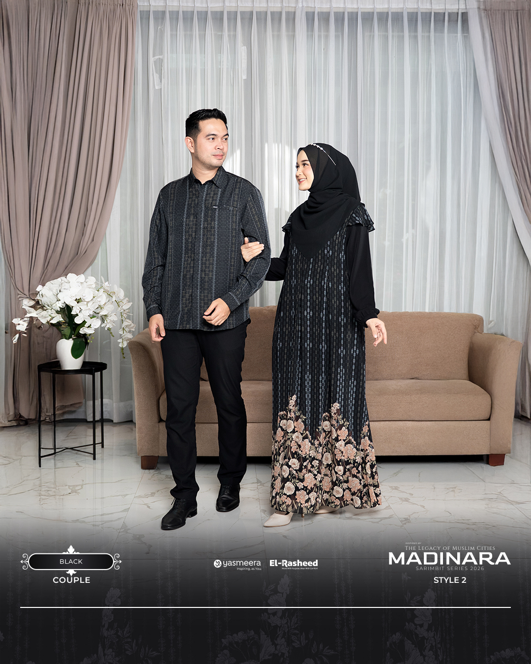 Yasmeera - MADINARA SERIES - BLACK thumb 11