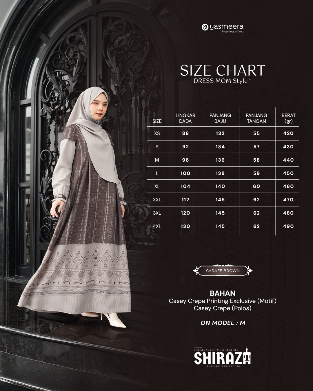 Yasmeera - SHIRAZA SERIES - CARAFE BROWN thumb 3