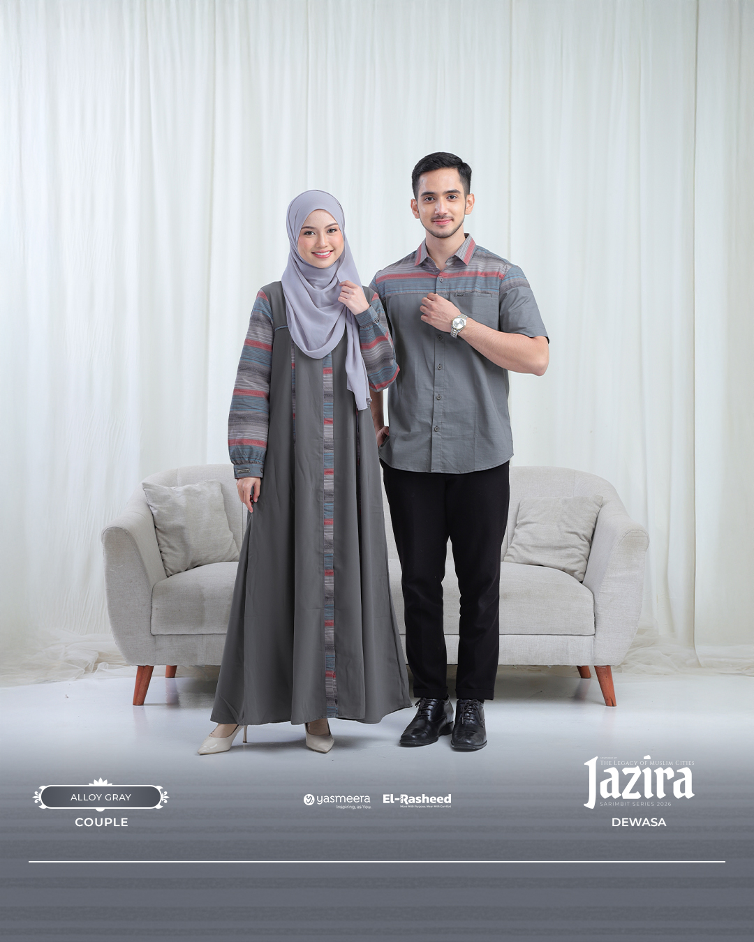 Yasmeera - JAZIRA SERIES - ALLOY GRAY thumb 8