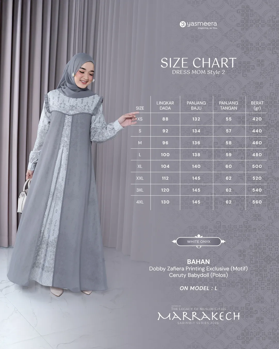 Yasmeera - MARRAKECH SERIES - WHITE ONYX thumb 15