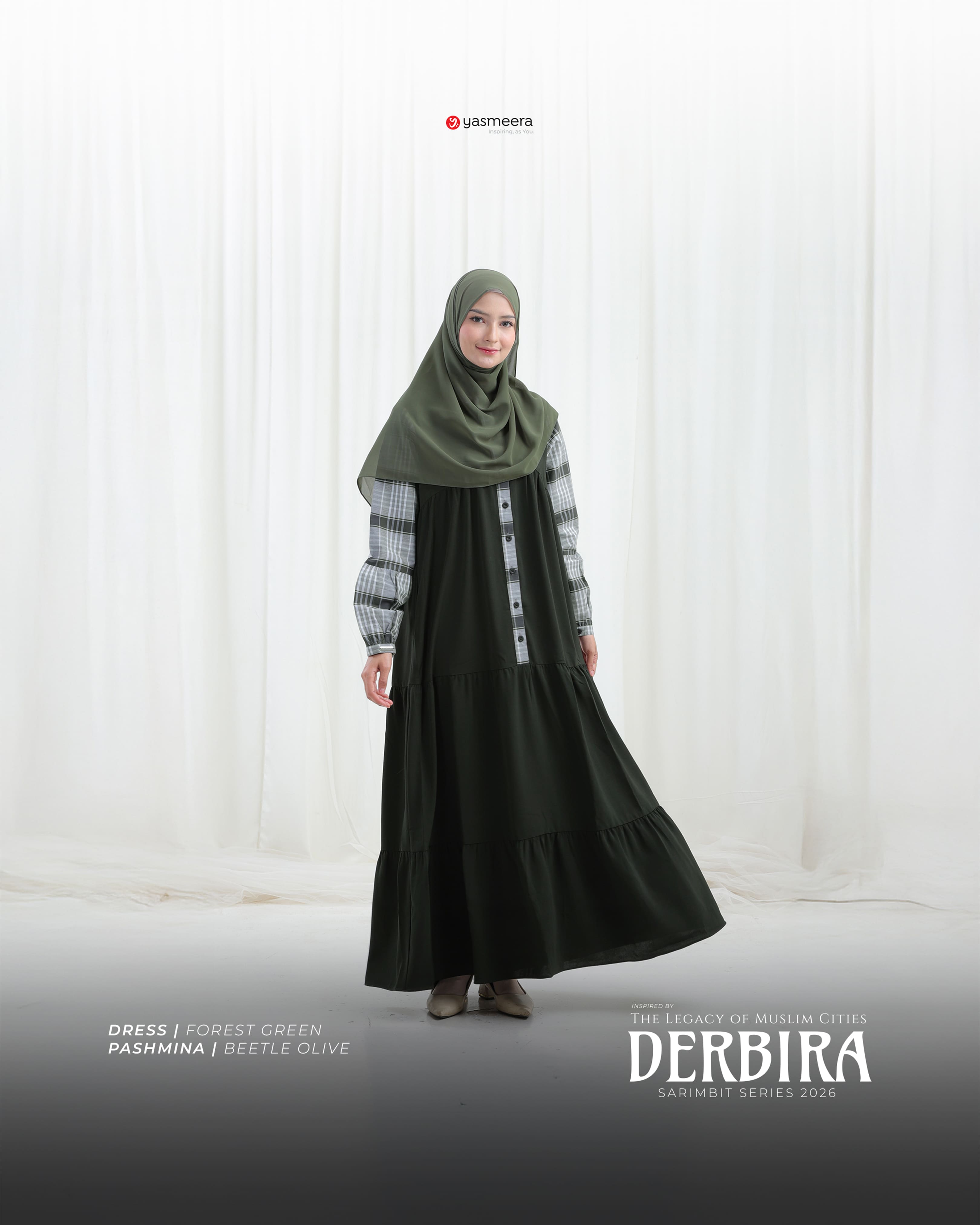 Yasmeera - DERBIRA SERIES - FOREST GREEN thumb 10
