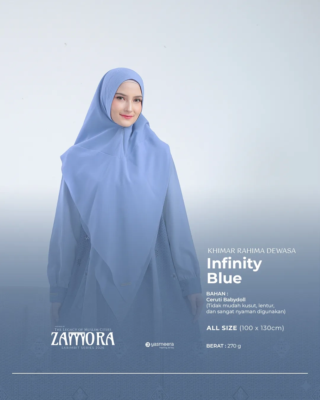 Yasmeera - KHIMAR & PASHMINA SARIMBIT 2026 (ZAMORA)
