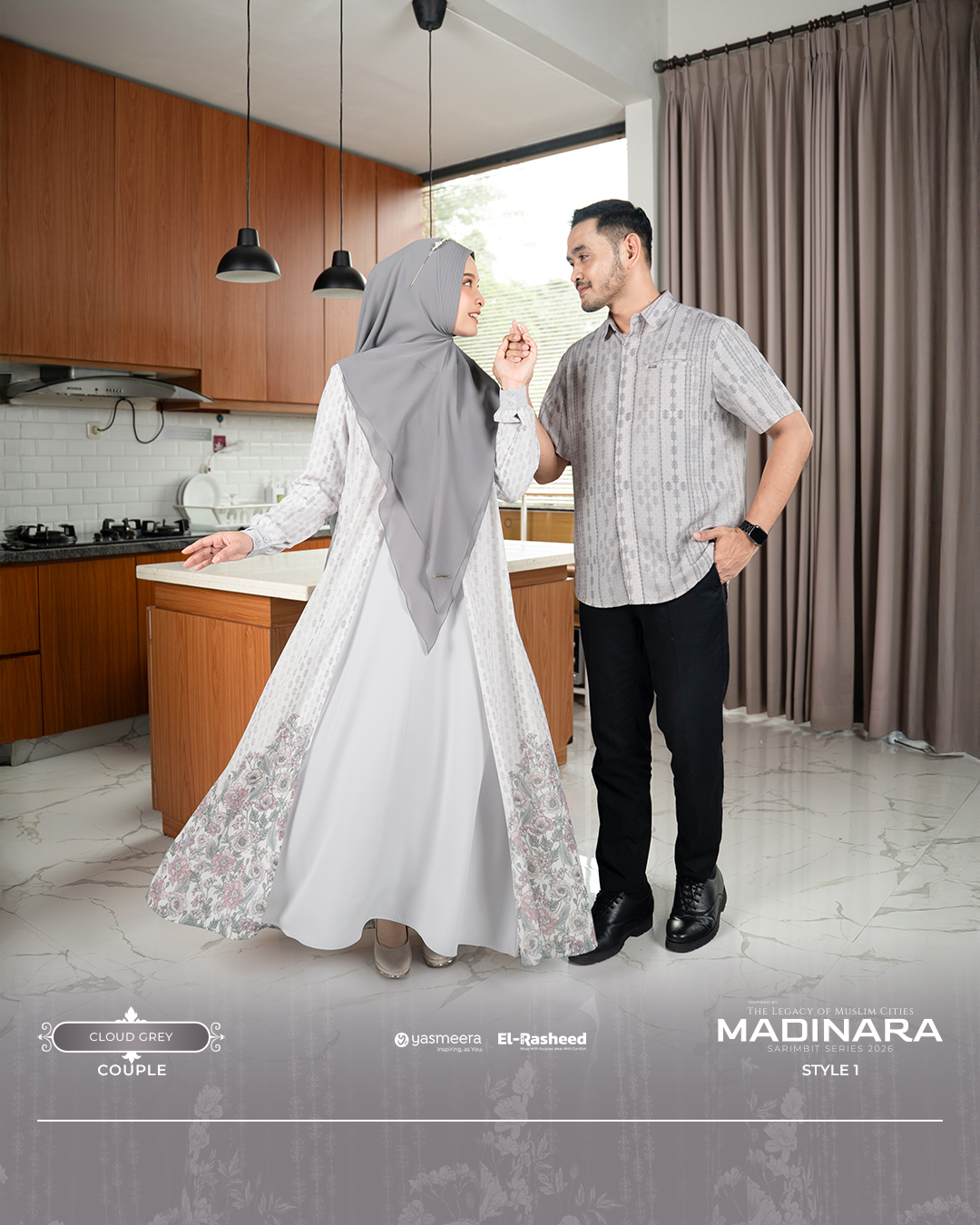 Yasmeera - MADINARA SERIES - CLOUD GREY thumb 9