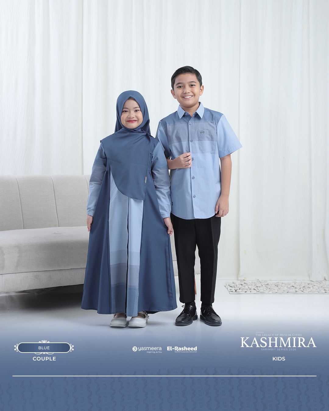 Yasmeera - KASHMIRA SERIES - BLUE thumb 5