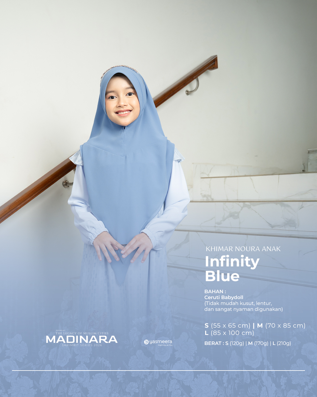 Yasmeera - KHIMAR & PASHMINA SARIMBIT 2026 VOL 3 (ALMEIRA,  MADINARA) thumb 8