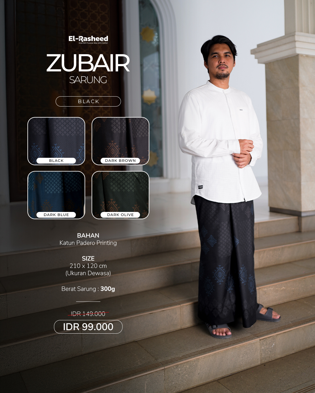 Yasmeera - SARUNG PRINTING ZUBAIR thumb 8