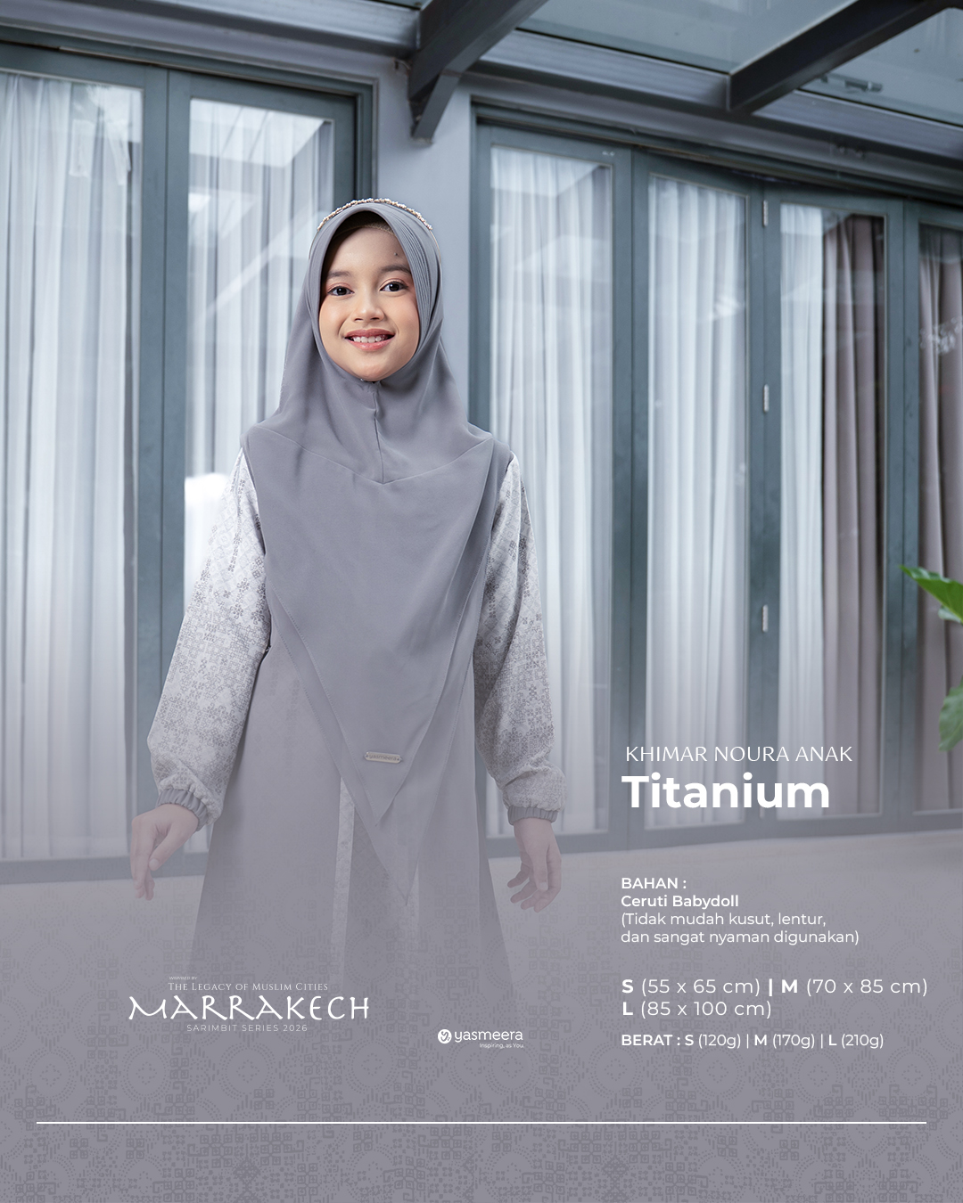 Yasmeera - KHIMAR & PASHMINA SARIMBIT 2026 (MARRAKECH) thumb 3