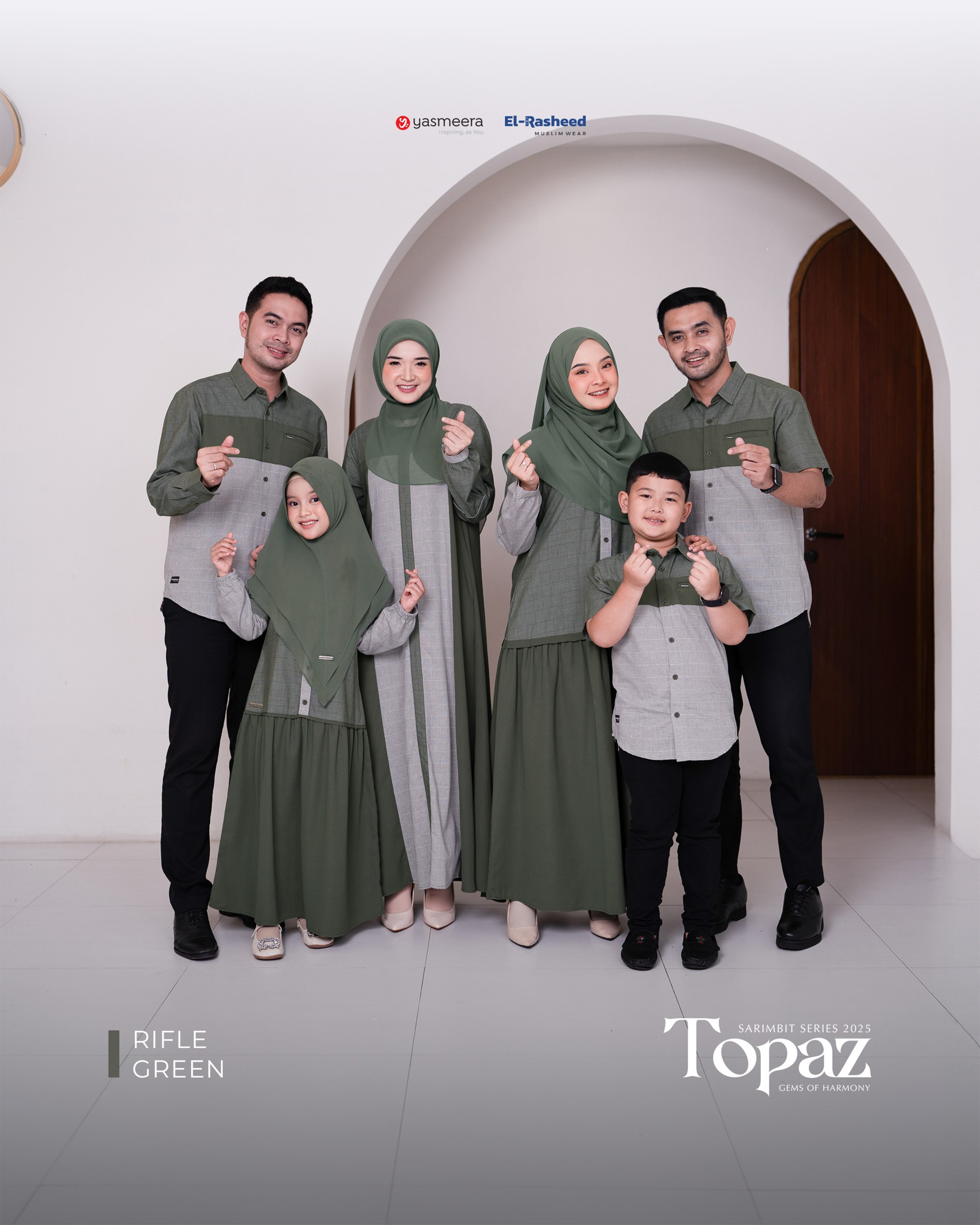 Yasmeera - SARIMBIT 2025 TOPAZ SERIES WARNA RIFLE GREEN thumb 8