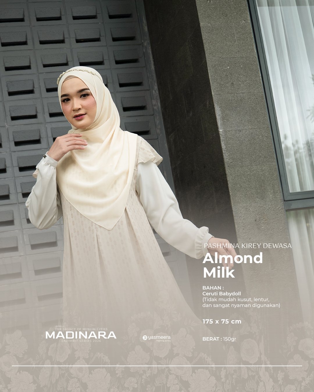 Yasmeera - KHIMAR & PASHMINA SARIMBIT 2026 VOL 3 (ALMEIRA,  MADINARA)