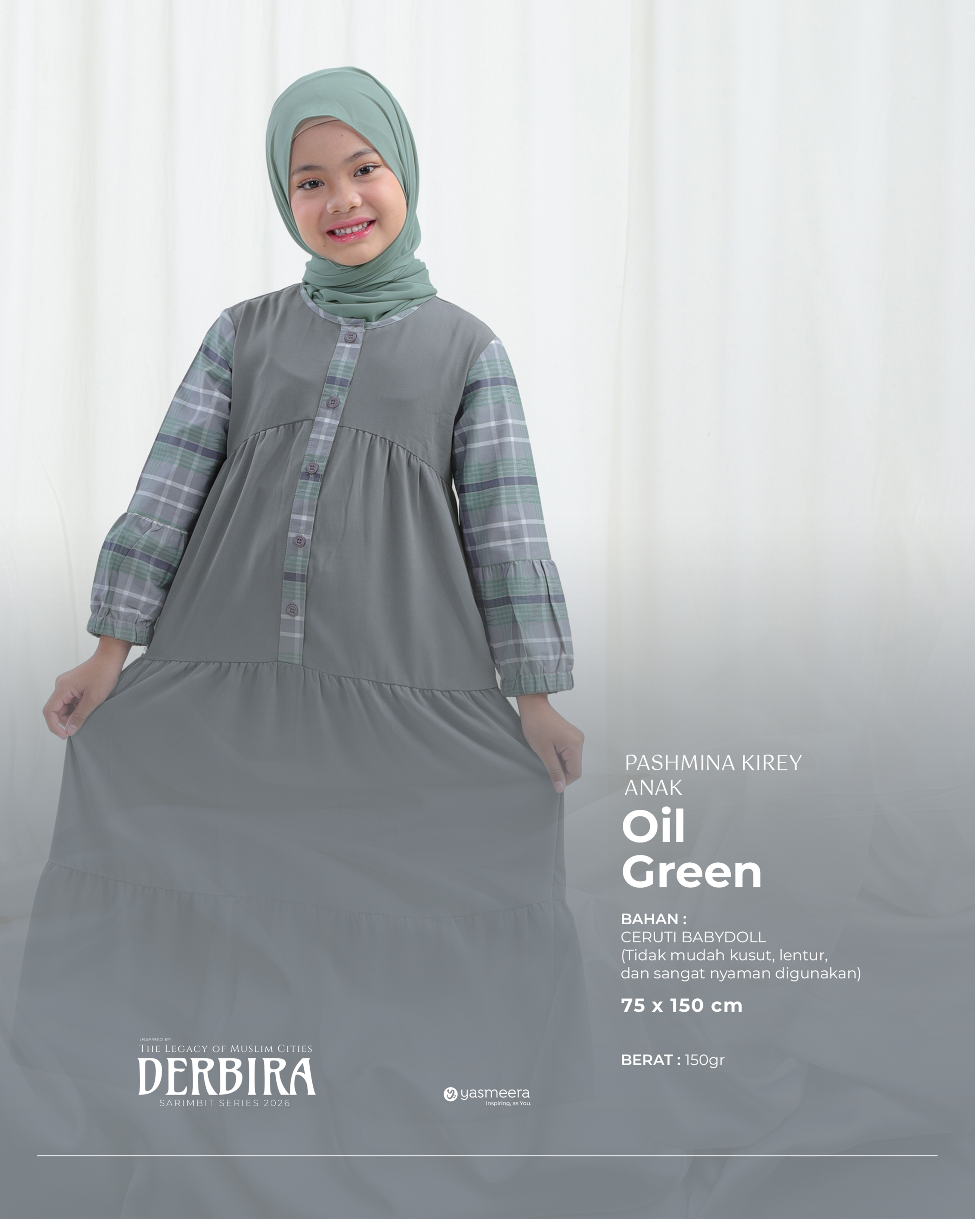 Yasmeera - KHIMAR & PASHMINA SARIMBIT 2026 VOL 2 (DERBIRA) thumb 4