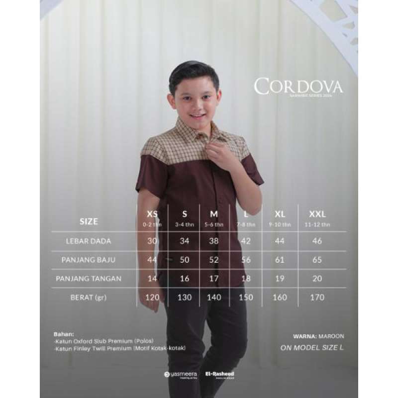 Yasmeera - GAMIS CORDOVA ANAK thumb 50