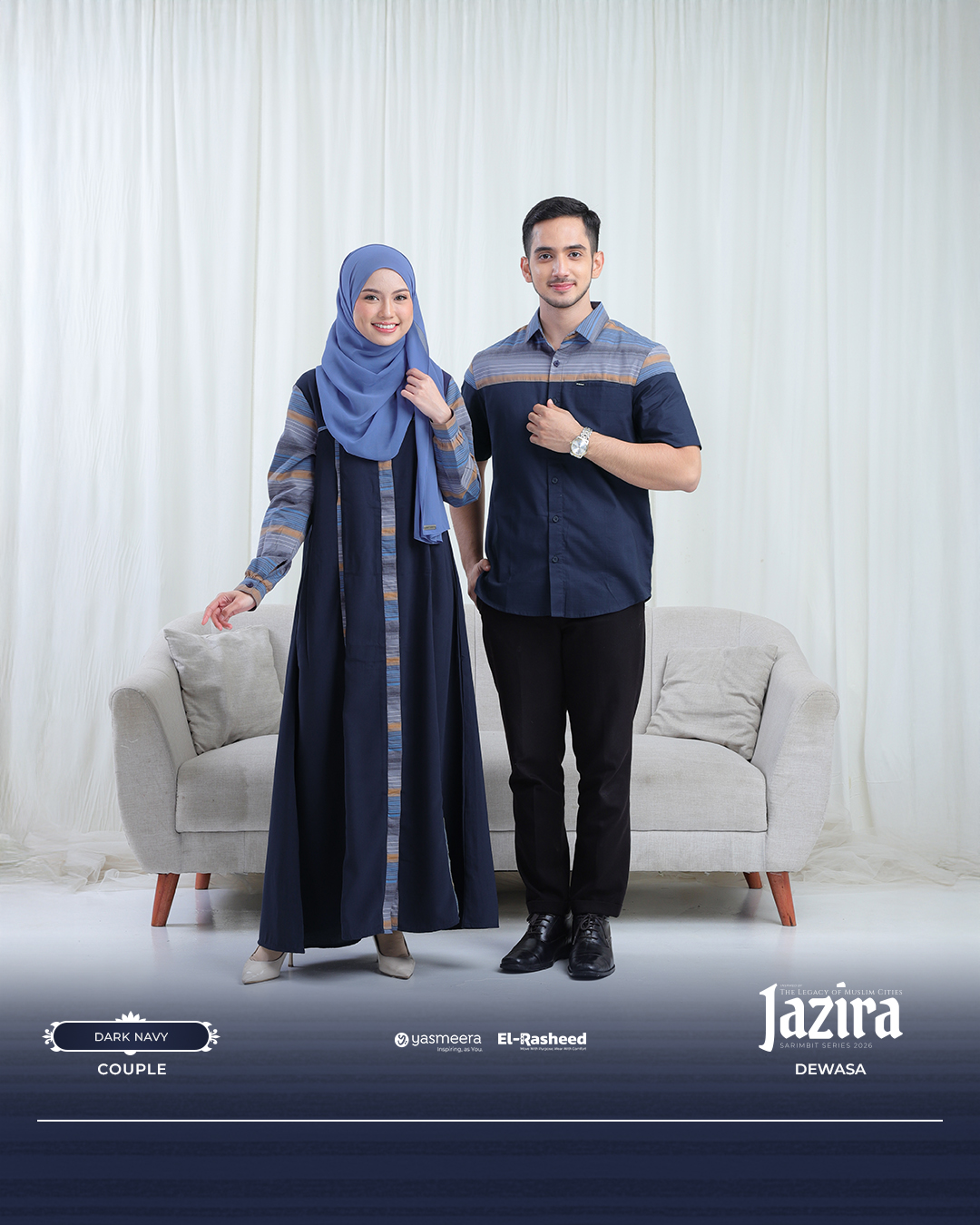 Yasmeera - JAZIRA SERIES - DARK NAVY thumb 8