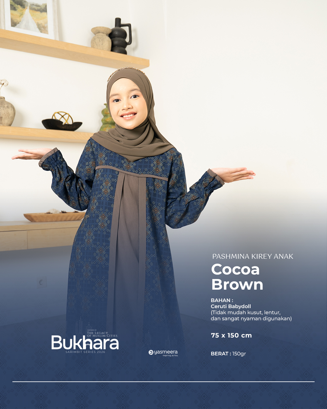 Yasmeera - KHIMAR & PASHMINA SARIMBIT 2026 (BUKHARA) thumb 5