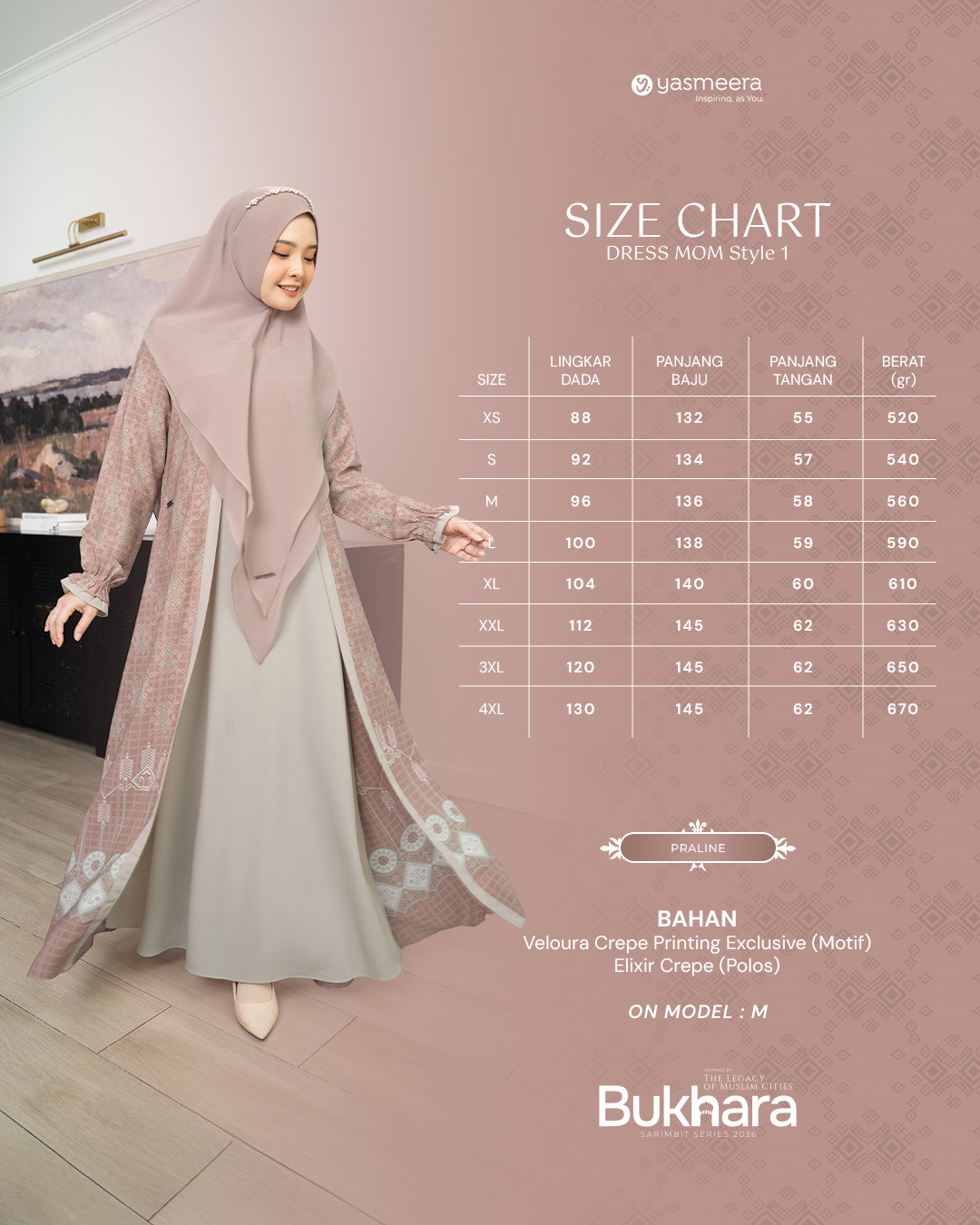 Yasmeera - BUKHARA SERIES - PRALINE thumb 3