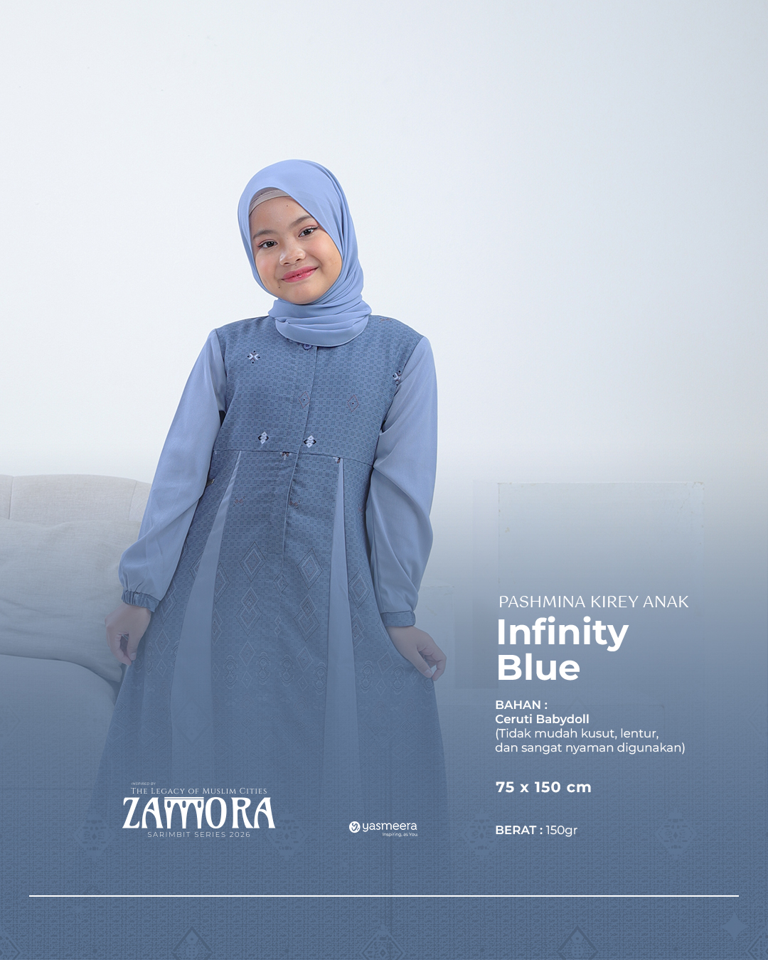 Yasmeera - KHIMAR & PASHMINA SARIMBIT 2026 (ZAMORA)