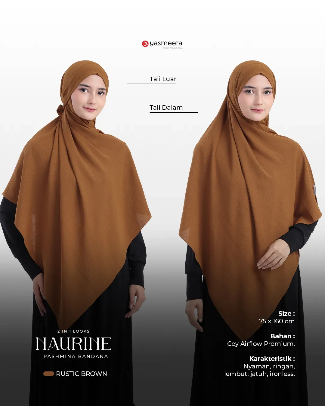 PASHMINA BANDANA NAURINE thumb 1