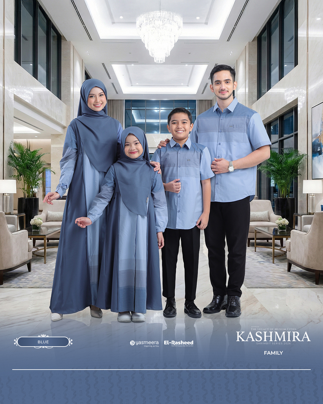 Yasmeera - KASHMIRA SERIES - BLUE thumb 9