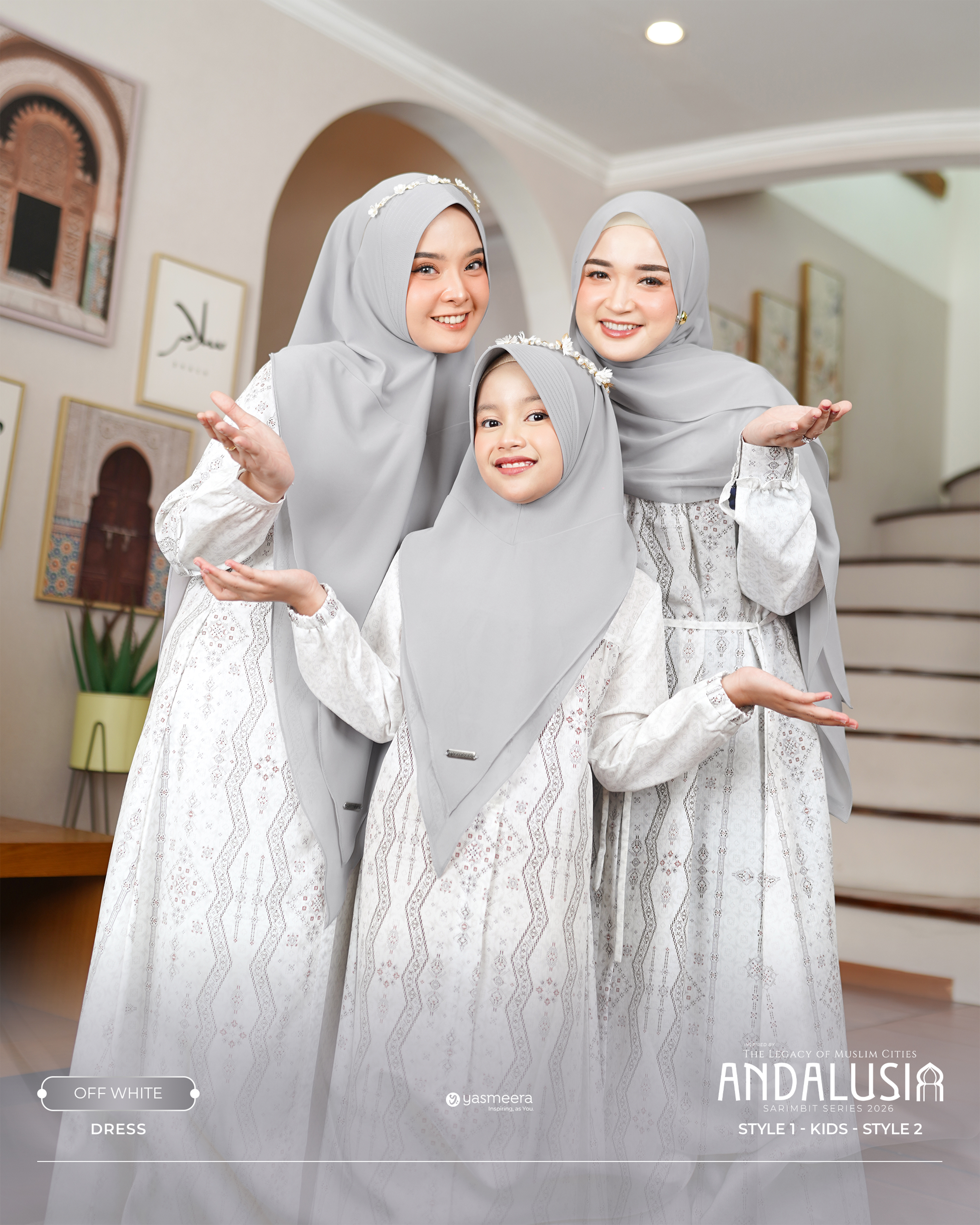 Yasmeera - ANDALUSIA SERIES - OFF WHITE thumb 14