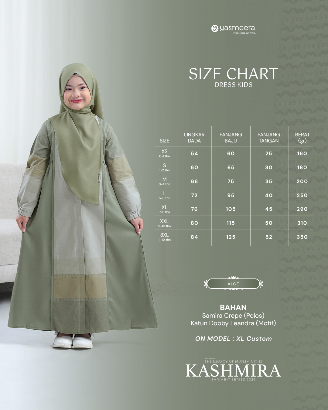 Yasmeera - KASHMIRA SERIES - ALOE