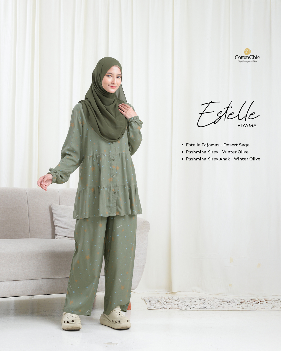 Yasmeera - PAJAMAS ESTELLE DEWASA GRADE B thumb 24
